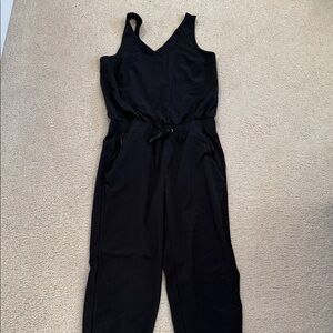 Patagonia Black V-Neck Jumpsuit